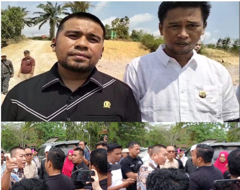 Sengketa Lahan Tol Pekanbaru – Rengat Lembaga Investigasi Negara DPD Provinsi Riau Dan DPRD Sidak Lokasi Muara Fajar