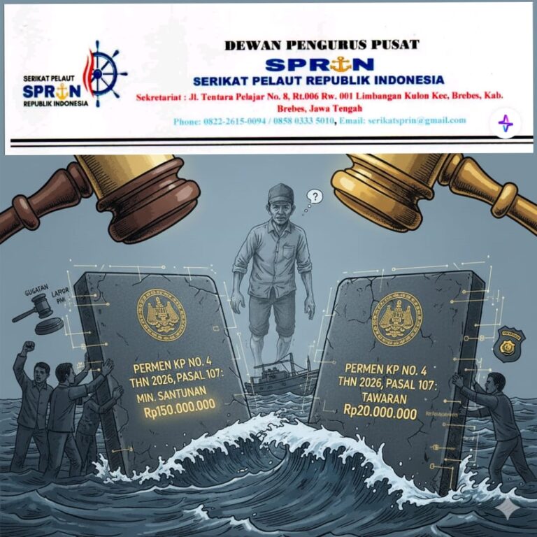 Nyawa ABK Ditawar Rp20 Juta, SPRIN: Ini Pelecehan terhadap Hukum Negara