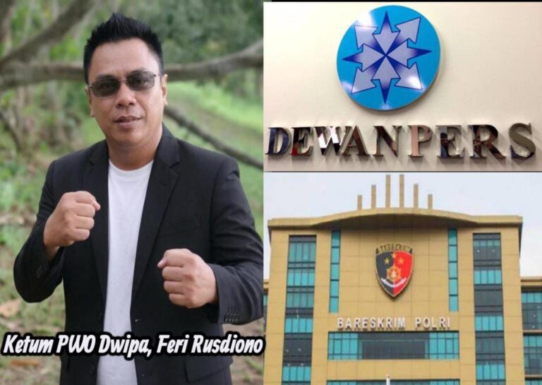 Wartawan Amir Jadi Tumbal, Ketum PWO Dwipa: Stop Sandiwara OTT untuk Kriminalisasi Jurnalis!