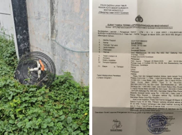 Pencurian di Rumah Kos Siwalankerto: Burung Murai Batu dan Barang Lainnya Hilang, Kerugian Rp19 Juta