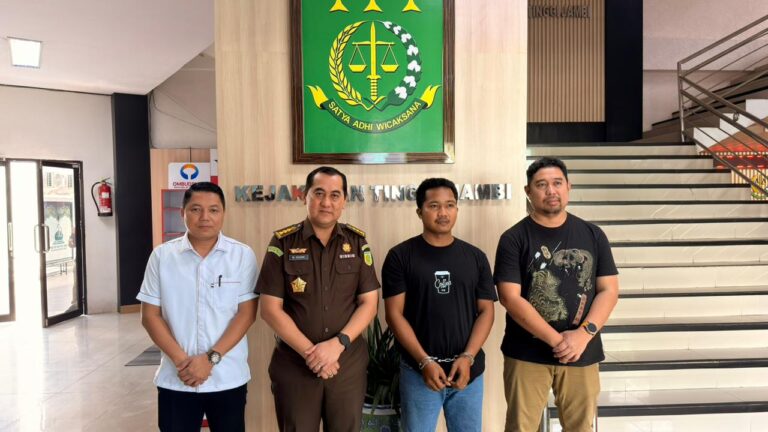 Tim Satgas SIRI Amankan DPO Pidana Perlindungan Anak  Asal Kejaksaan Negeri Muaro Jambi