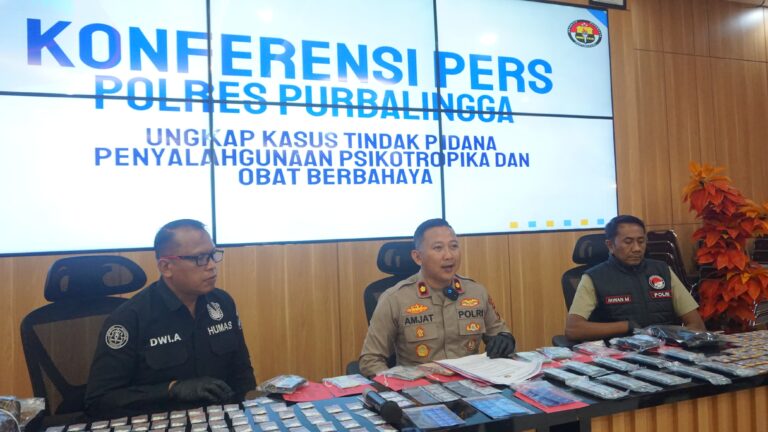 Ringkus Penjual Obat Terlarang, Polres Purbalingga Sita Ribuan Butir Obat di Wirasana